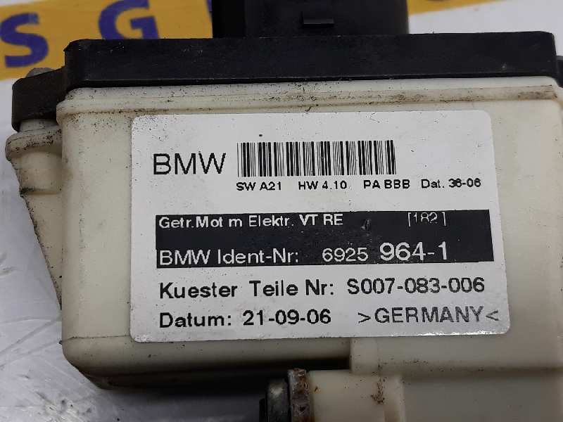 BMW X3 E83 (2003-2010) Front Right Door Window Control Motor 67626925964, 6925964, S0070830060130822222 19631838