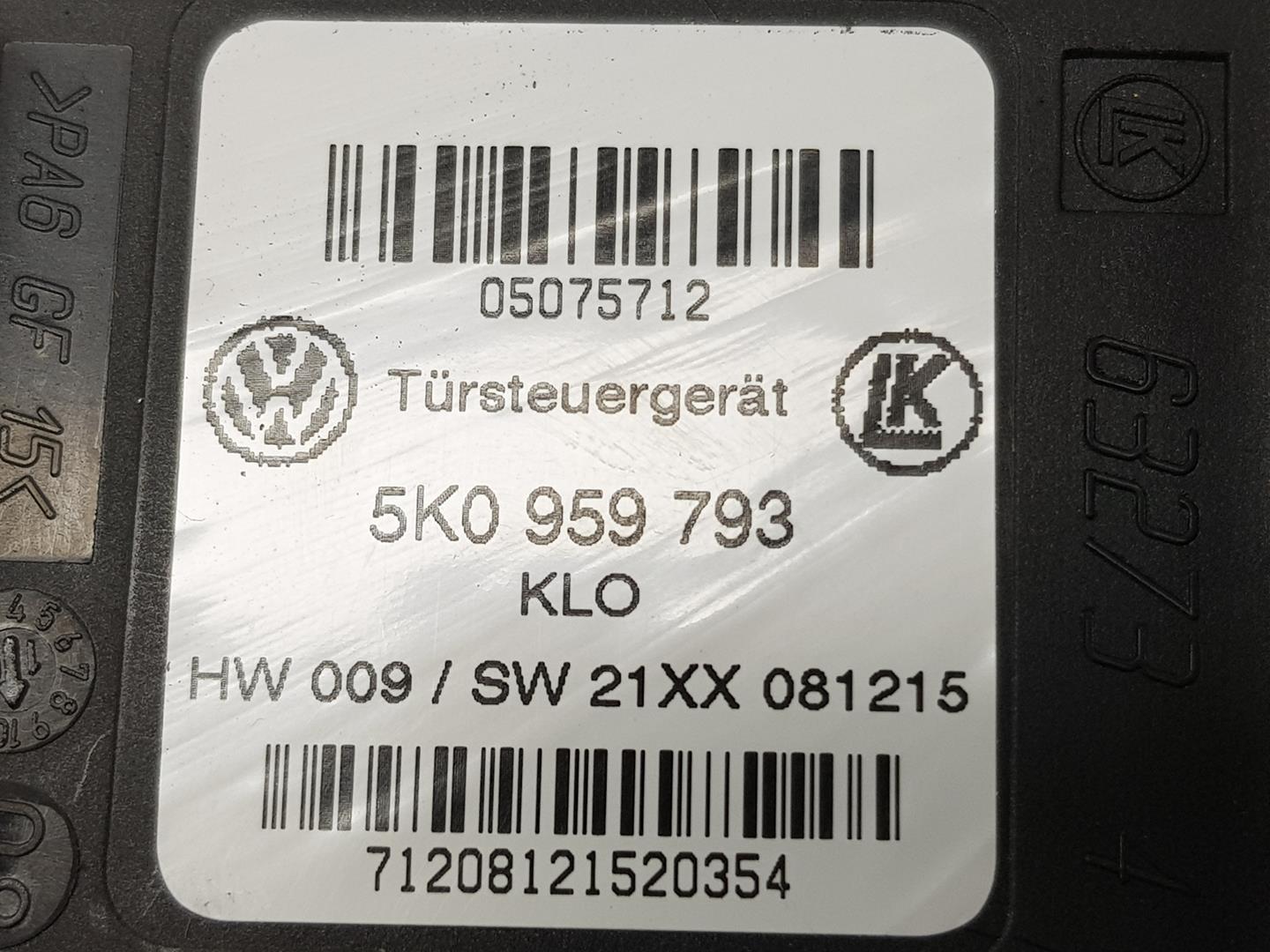 VOLKSWAGEN Caddy 4 generation (2015-2020) Front venstre dør vindusregulator motor 2K5959701, 2K5959701A 25327869