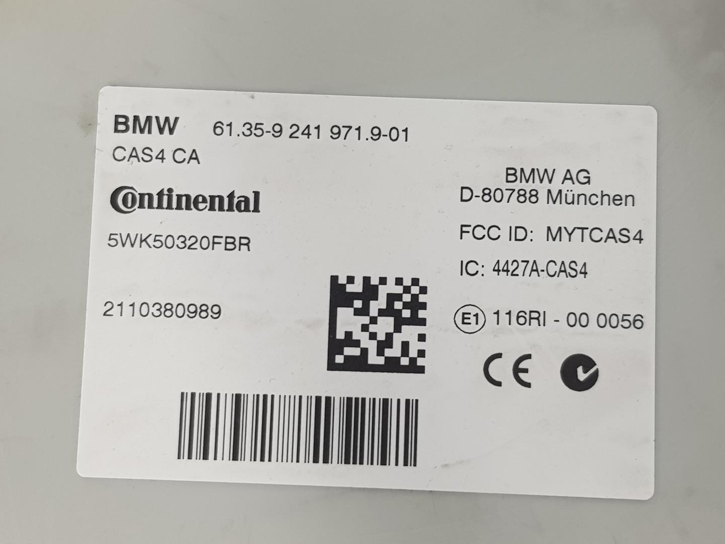 BMW 7 Series F01/F02 (2008-2015) CAS EWS 613592419719, 92419719 24857222