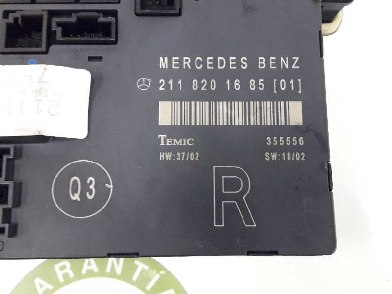 MERCEDES-BENZ E-Class W211/S211 (2002-2009) Other Control Units 2118201685,355556 19900691