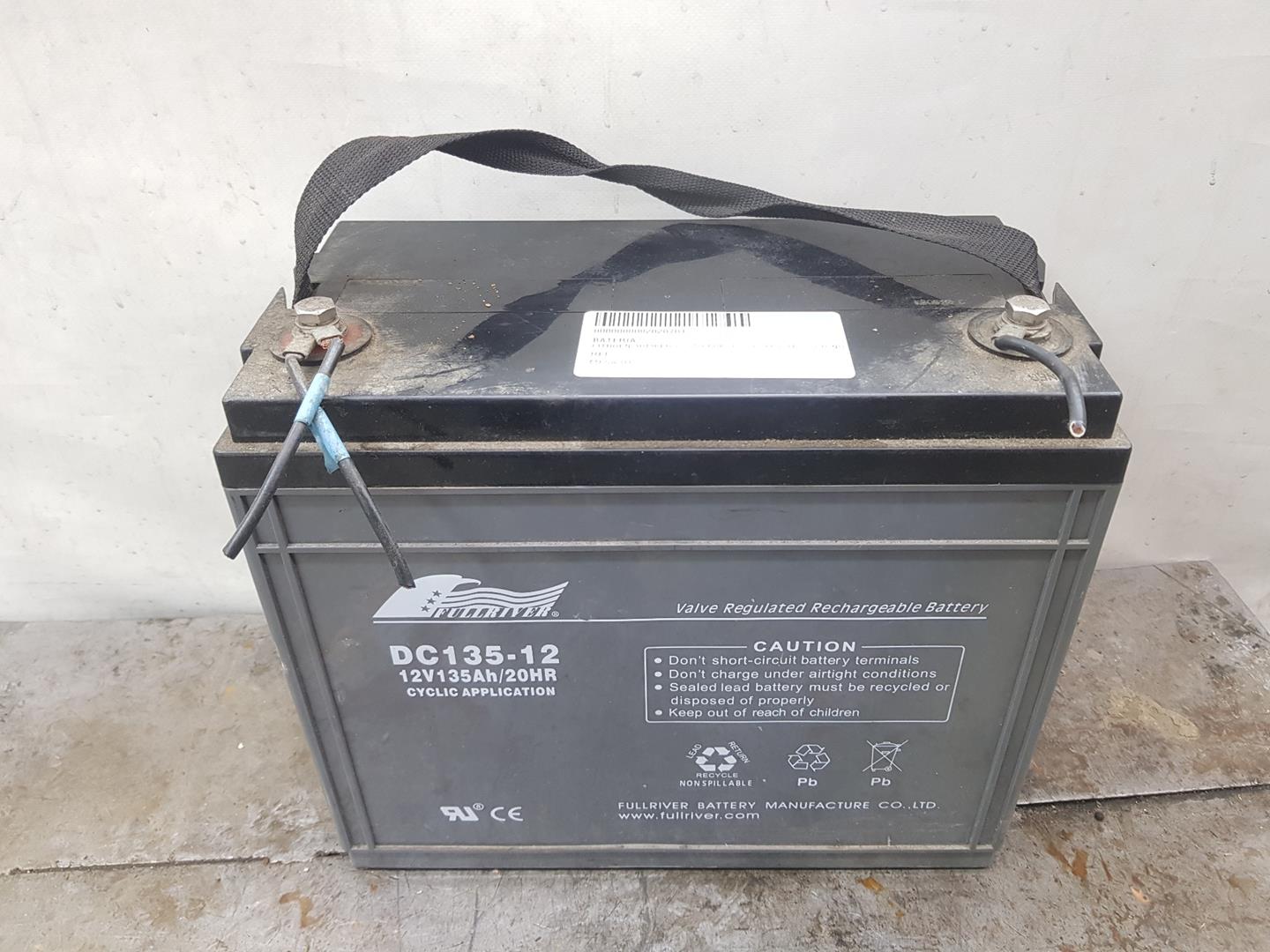 CITROËN Jumper Elektromobilių (hibridų) baterija FULLRIVER, DC135-12 24214594