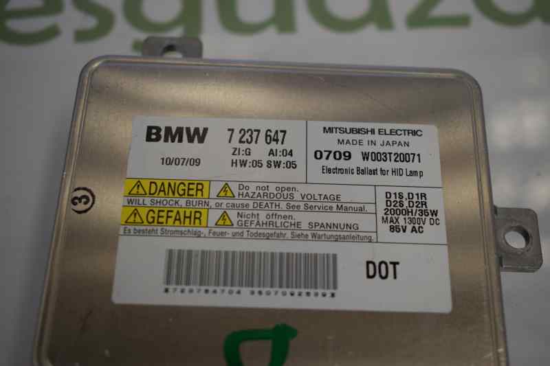 BMW X1 E84 (2009-2015) Ksenona bloks 7237647, 0709W003T20071 25062882