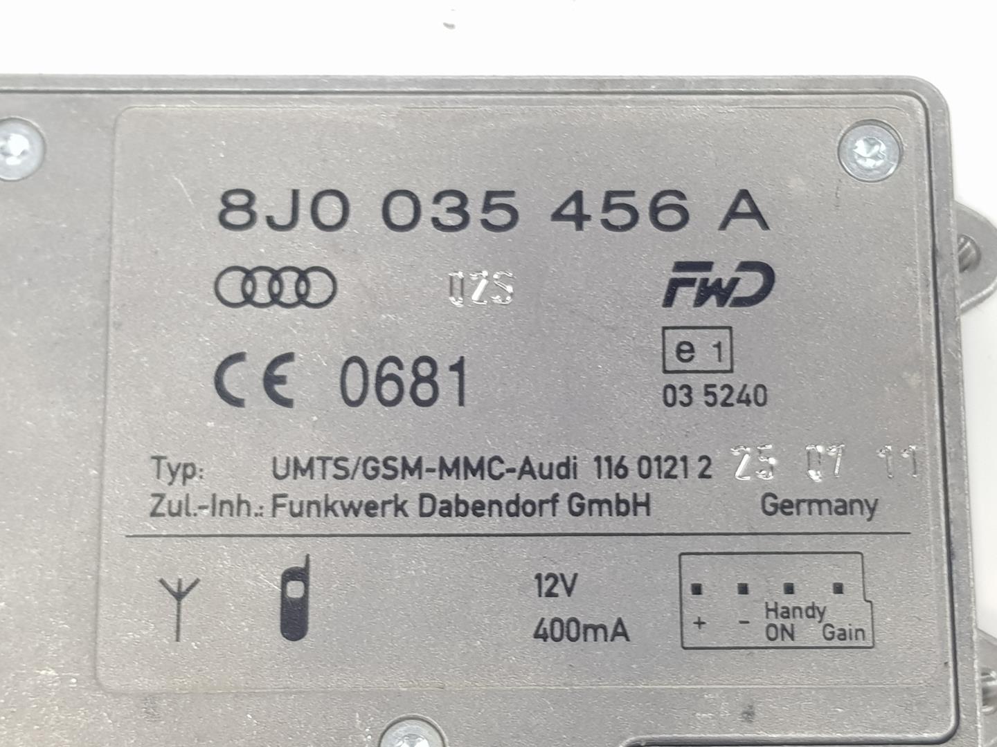AUDI A6 C7/4G (2010-2020) Kiti valdymo blokai 8J0035456A, 8J0035456A 24173333