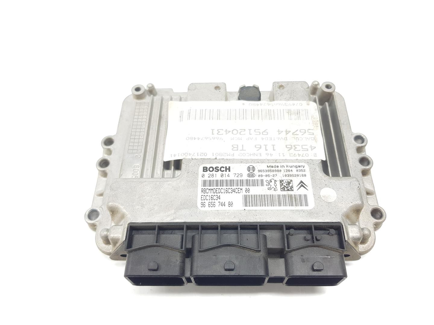 PEUGEOT 3008 1 generation (2010-2016) Блок керування двигуном ECU 9665674480,9665674480 24226600