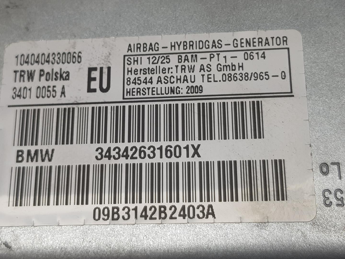 BMW X3 E83 (2003-2010) Front Right Door Airbag SRS 72123426316, 3426316 24175312