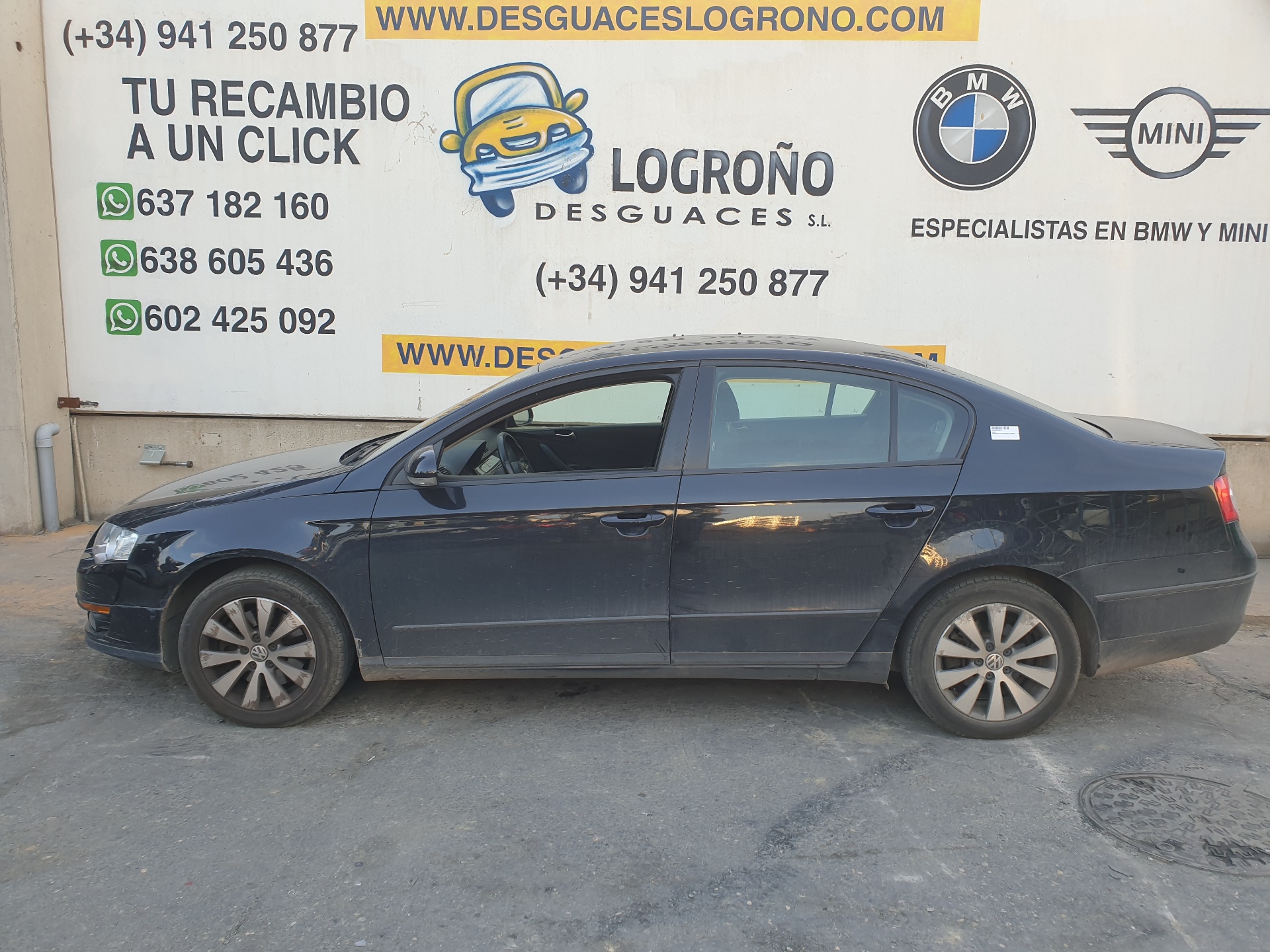 VOLKSWAGEN Passat B6 (2005-2010) Predné ľavé smerové svetlo 3C0807718,3C0953041J 23750305