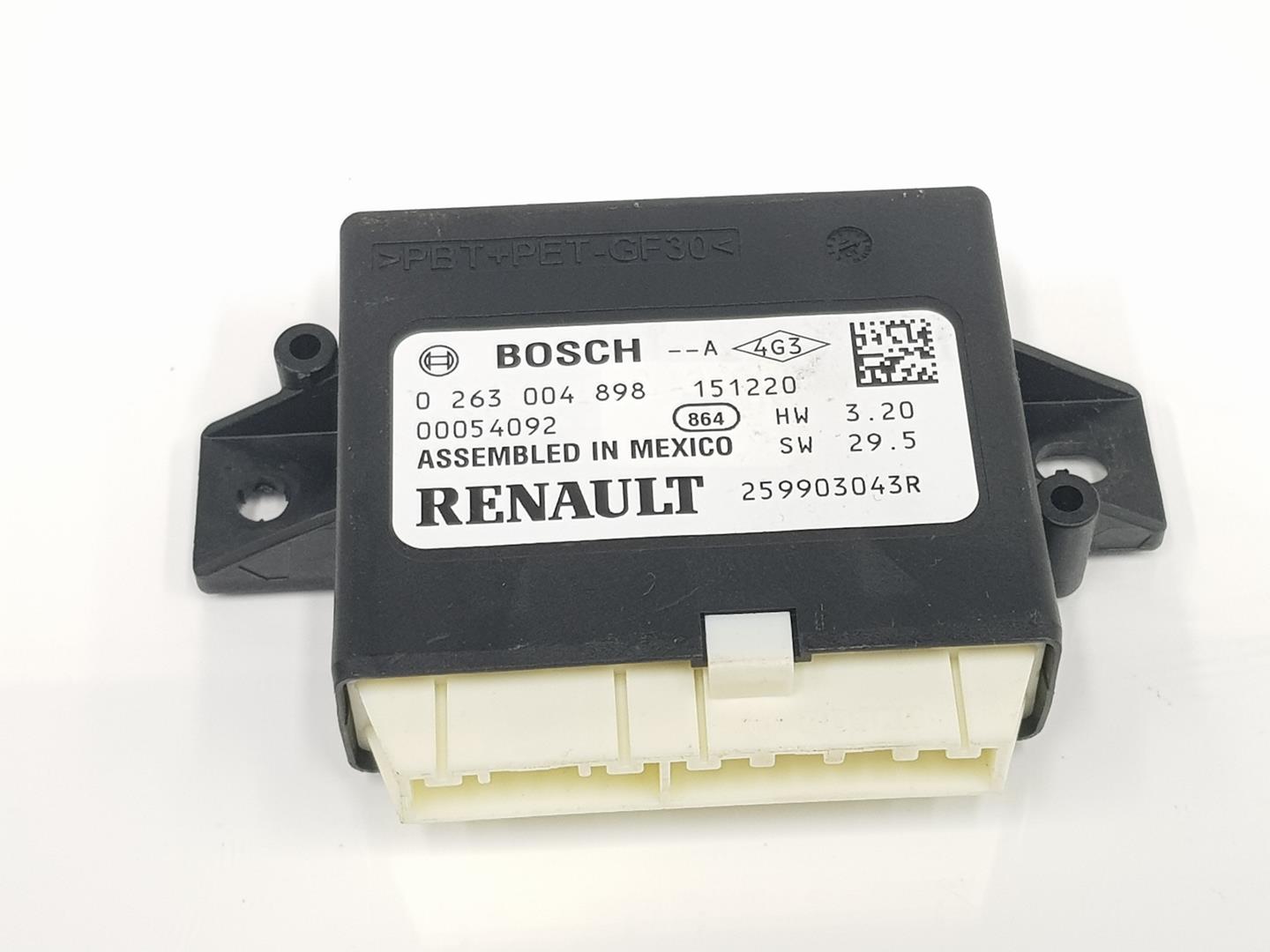 RENAULT Інші блоки керування 0263004898,259903043R 24246019