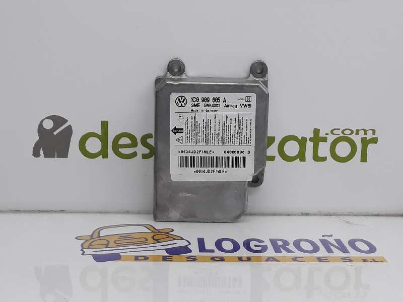 VOLKSWAGEN Bora 1 generation (1998-2005) SRS Control Unit 1C0909605A,5WK43122 19571933