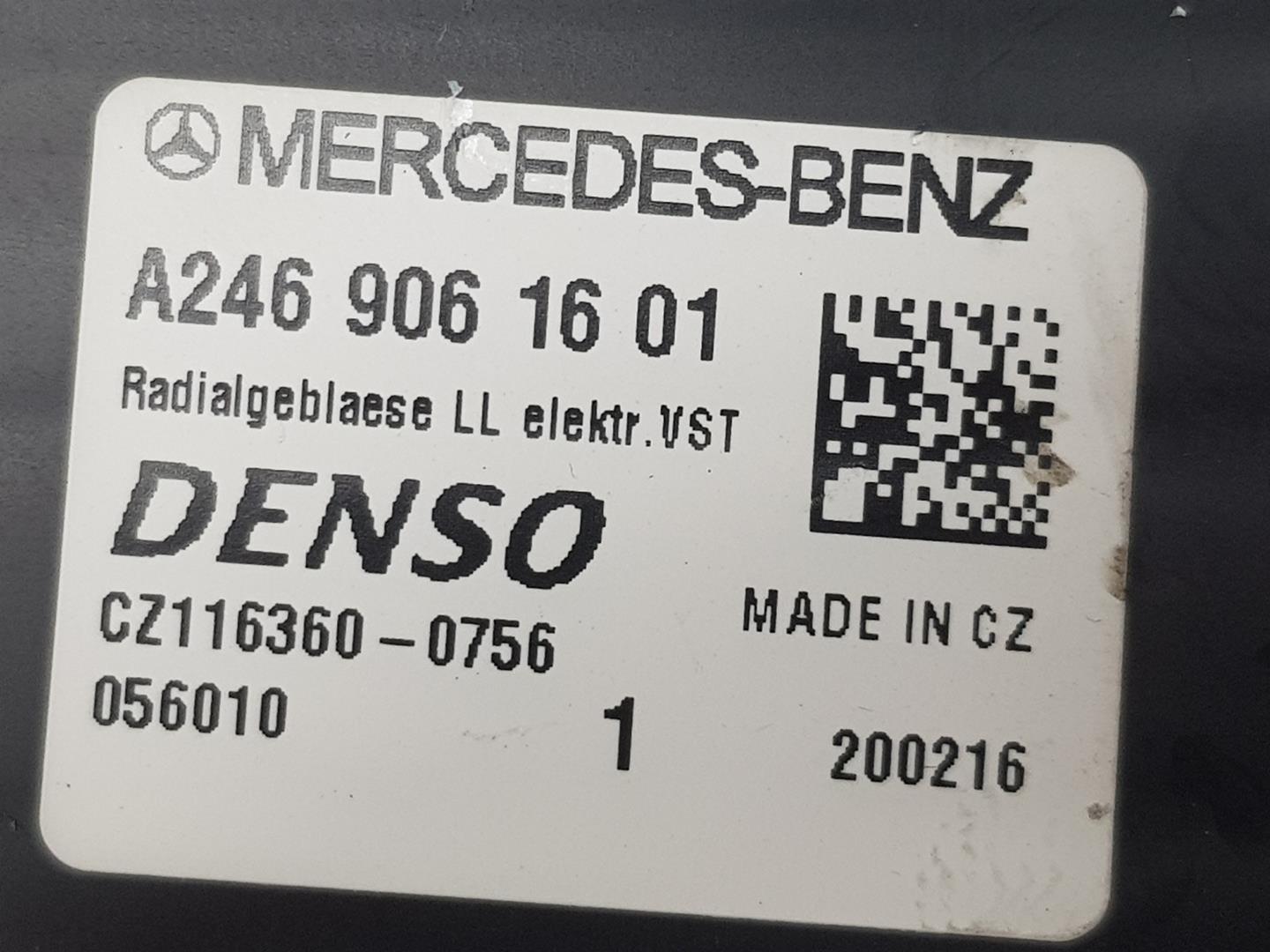 MERCEDES-BENZ CLA-Class C117 (2013-2016) Нагревательный вентиляторный моторчик салона A2469061601, A2469061601 19915501