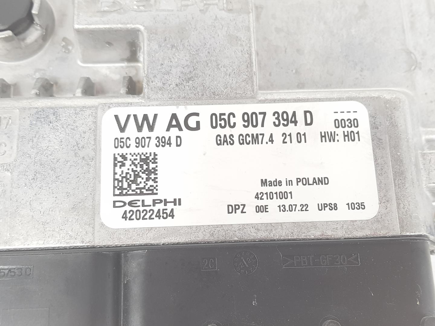 SEAT Alhambra 2 generation (2010-2021) Moottorin ohjausyksikkö ECU 05C907394D,05C907394D 20441291