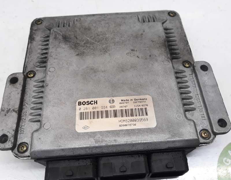 RENAULT Scenic 1 generation (1996-2003) Engine Control Unit ECU 8200039569,0281001934,HOM820039569 19671087