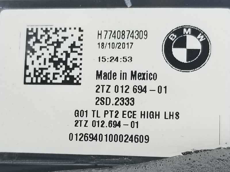 BMW X3 G01 (2017-2024) Galinio dangčio (bagažinės) kairės pusės žibintas 63217408743, 63217408743, 2222DL 24112375