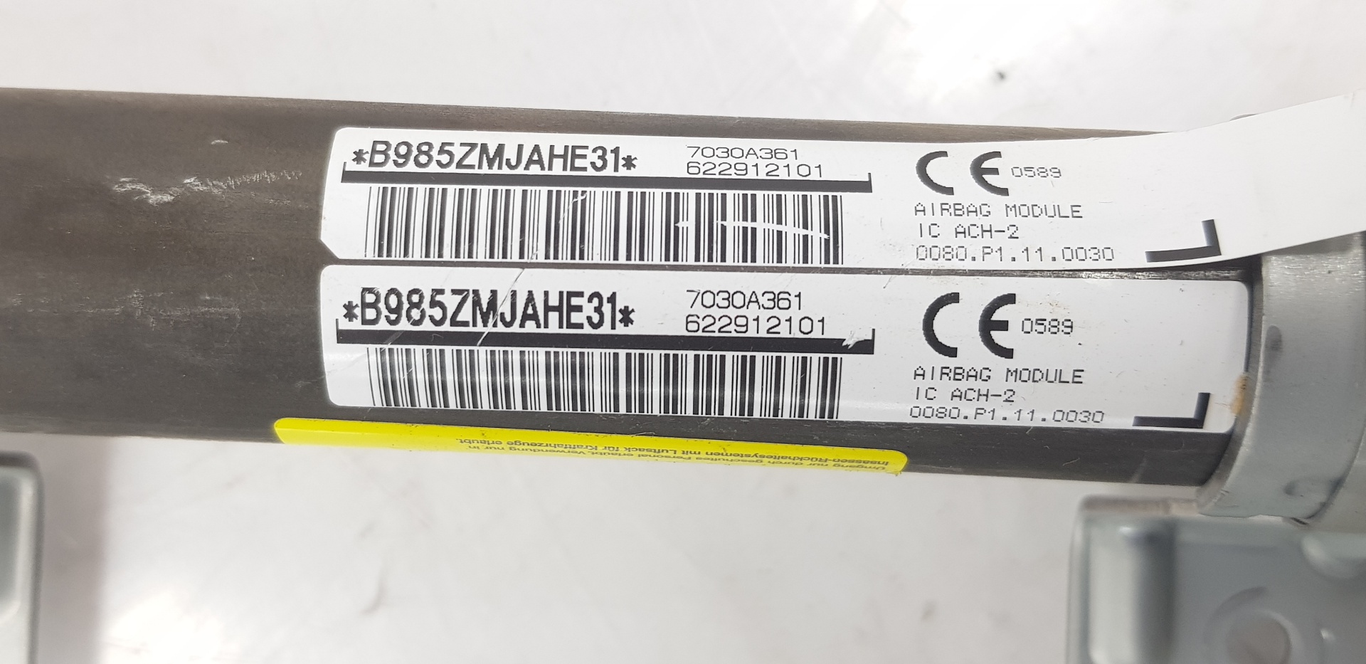 MITSUBISHI ASX 1 generation (2010-2020) Kreisās puses jumta gaisa spilvens 7030A361, 7030A361, 1141CB2222DL 20707109