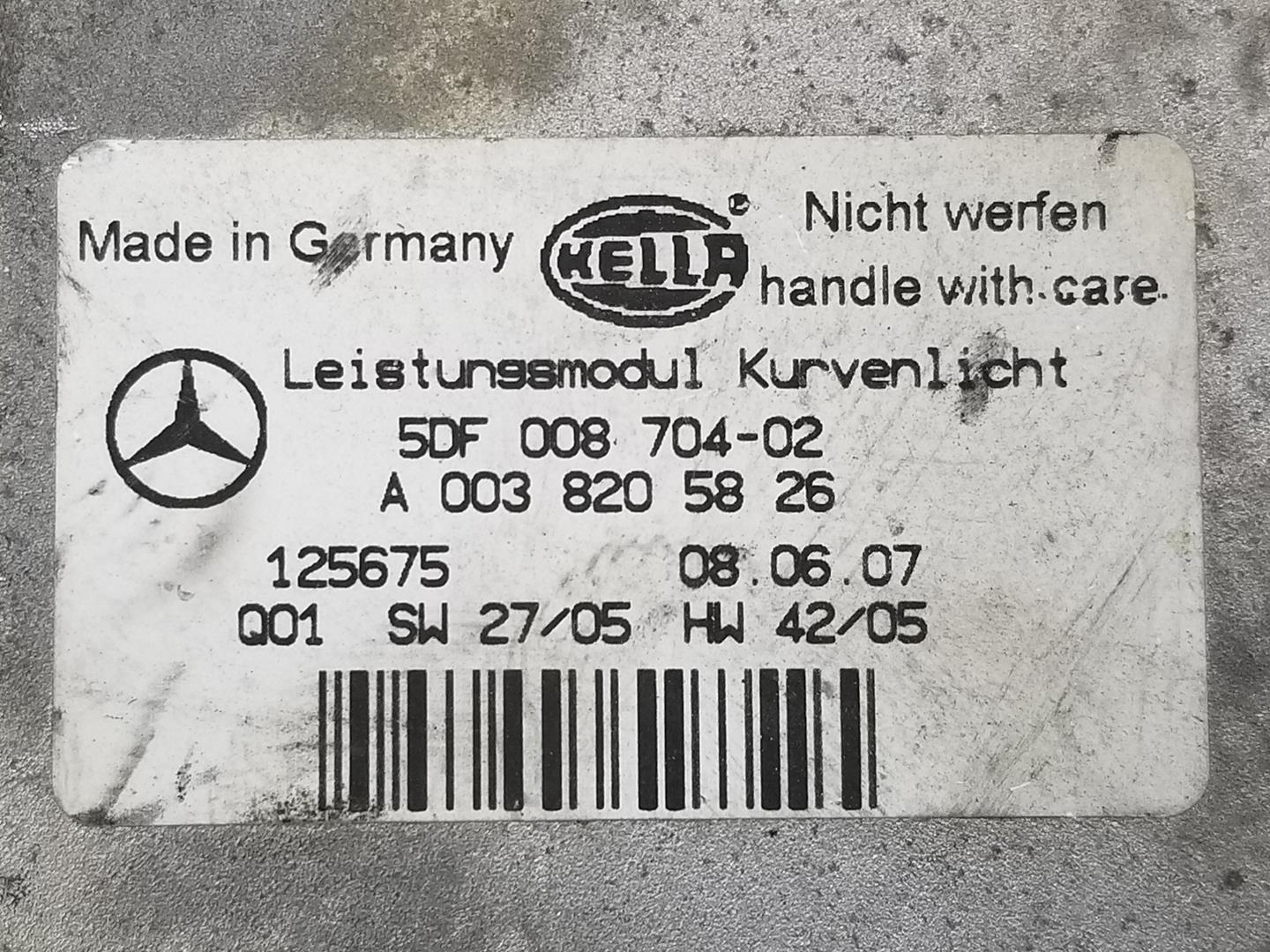 MERCEDES-BENZ CLS-Class C219 (2004-2010) Xenon Light Control Unit A0038205829, 5DF008704, 00382058292222DL 19791272