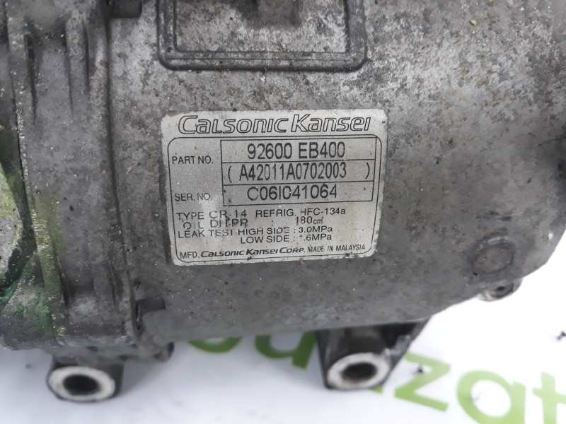 NISSAN NP300 1 generation (2008-2015) Hасос кондиционера 92600EB400 19616043