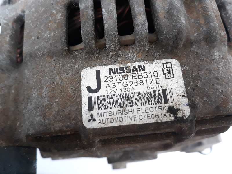 NISSAN NP300 1 generation (2008-2015) Alternator 23100EB31A 19644855