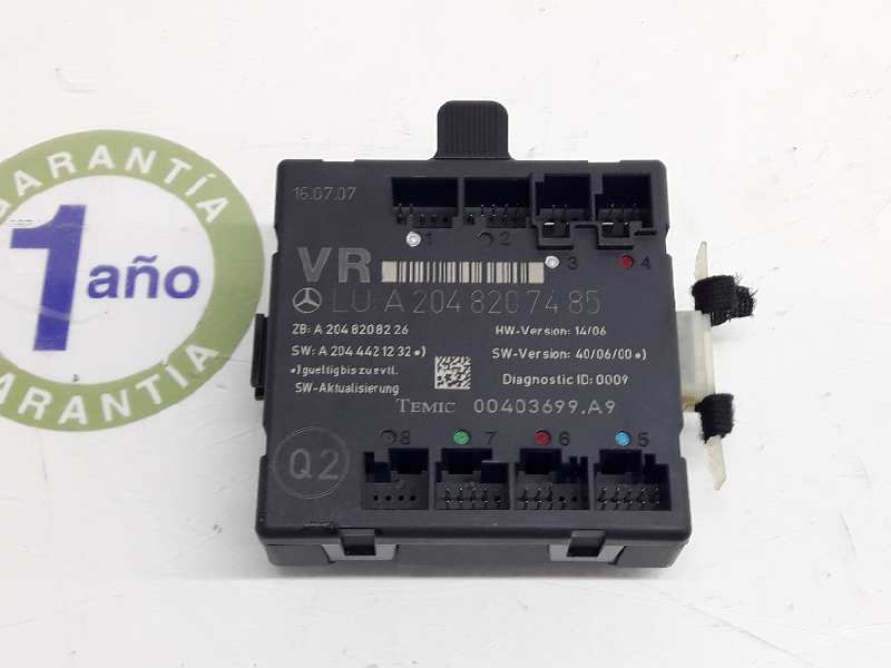 MERCEDES-BENZ C-Class W204/S204/C204 (2004-2015) Other Control Units A2048207485, A2048208226 19650669