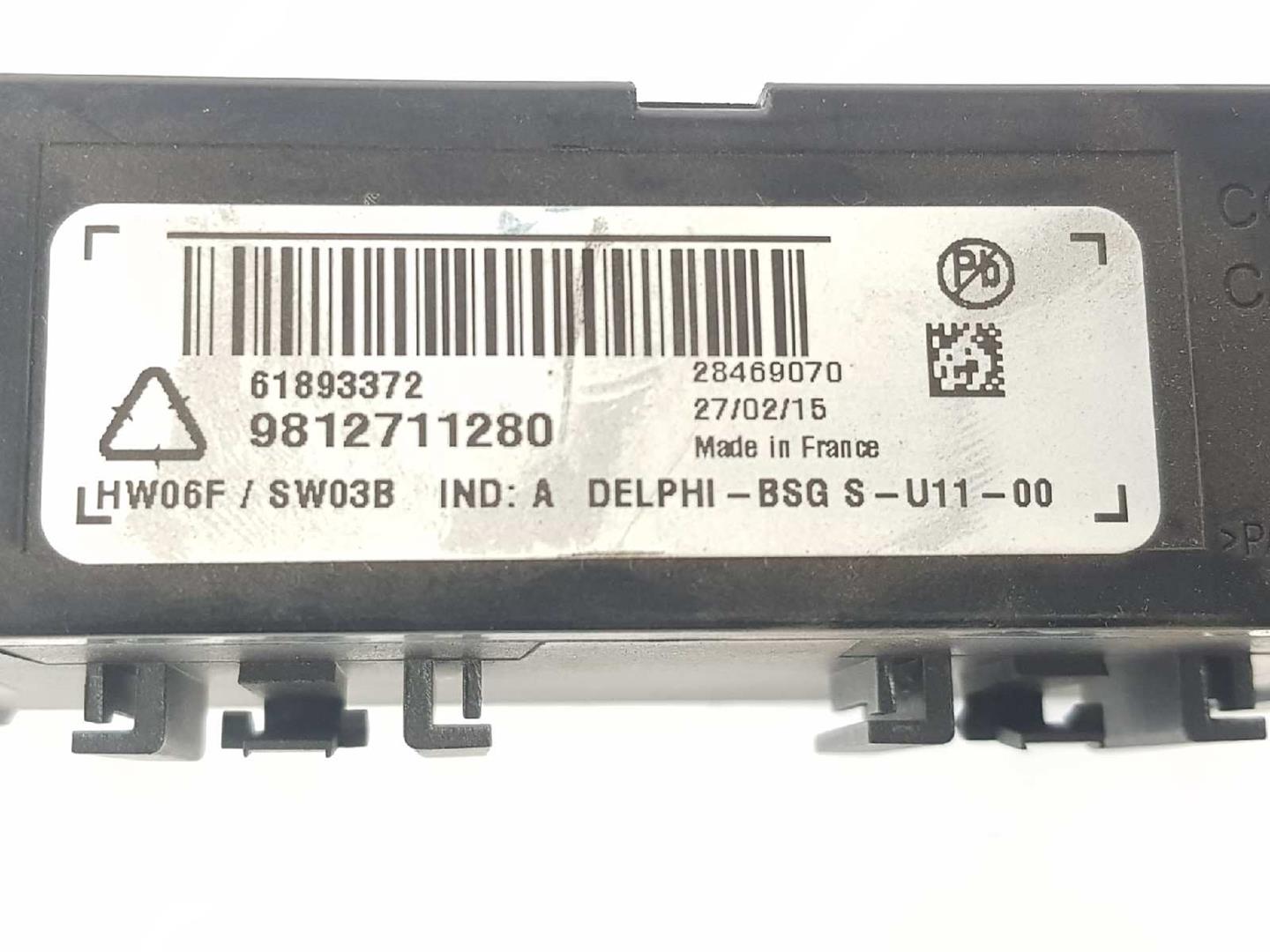 CITROËN C4 Picasso 2 generation (2013-2018) Other Control Units 9812711280,61893372 19759387