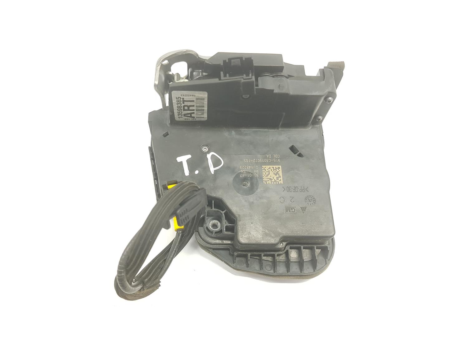 OPEL Astra K (2015-2021) Rear Right Door Lock 13533667, 13598385 19869497