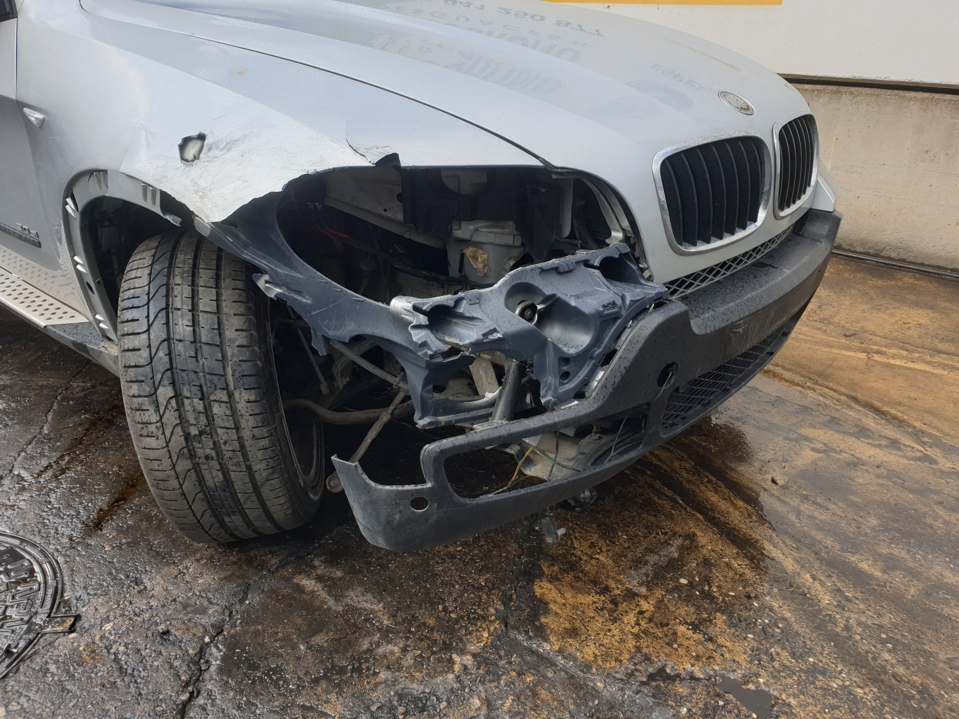 BMW X5 E70 (2006-2013) Aizmugurējo kreiso durvju loga pacēlāja motorīts 67627267691,7267691 24228751