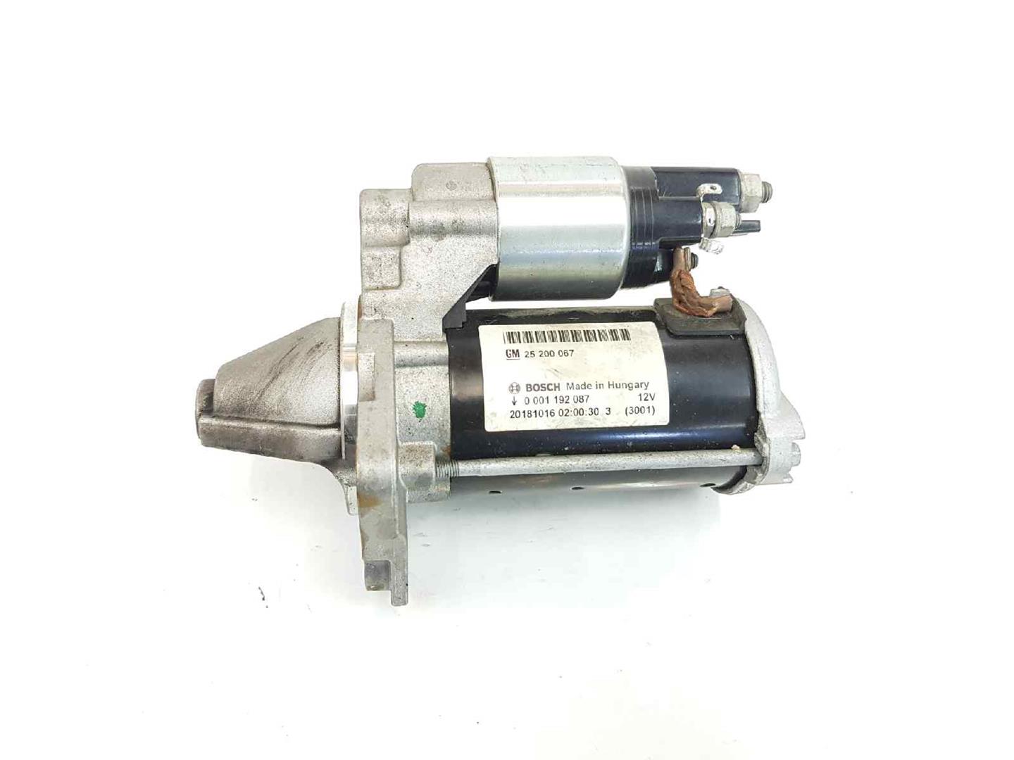 OPEL Corsa D (2006-2020) Starter Motor 25200067, 0001192087, 2222DL 19684674