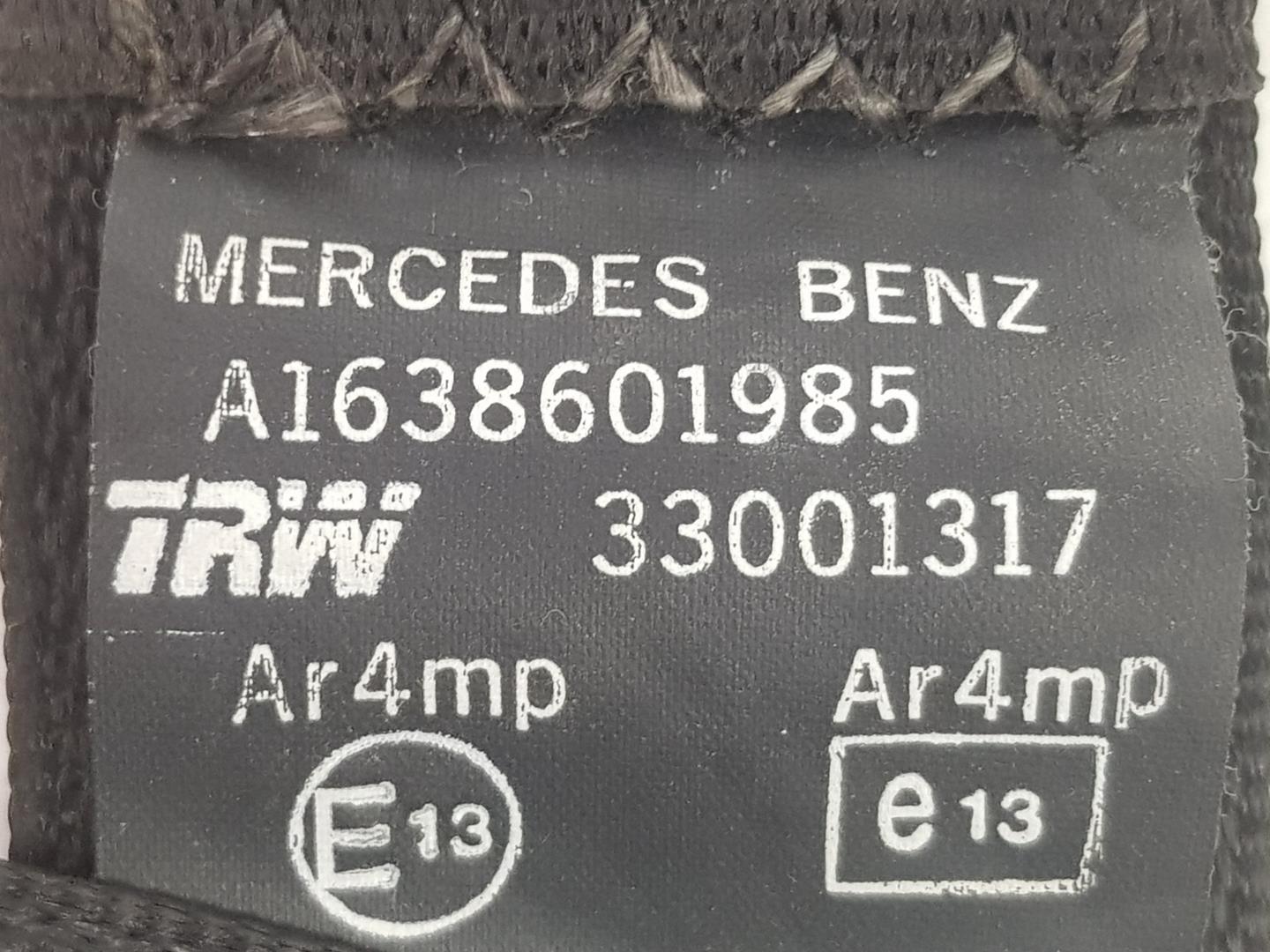 MERCEDES-BENZ M-Class W163 (1997-2005) Vänster bakbälte A1638601985,A1638601985 24190263