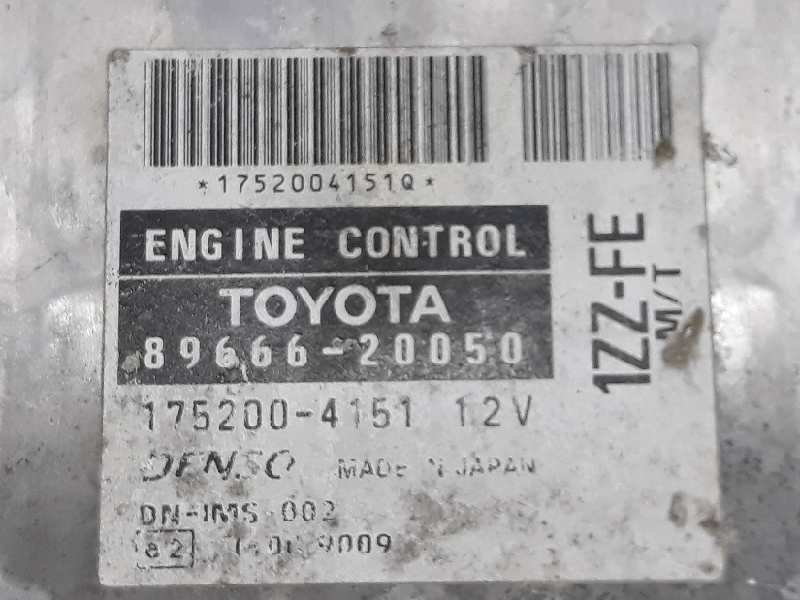 TOYOTA Celica 7 generation (1999-2006) Блок керування двигуном ECU 8966620050,8966620050,1752004151 19559045