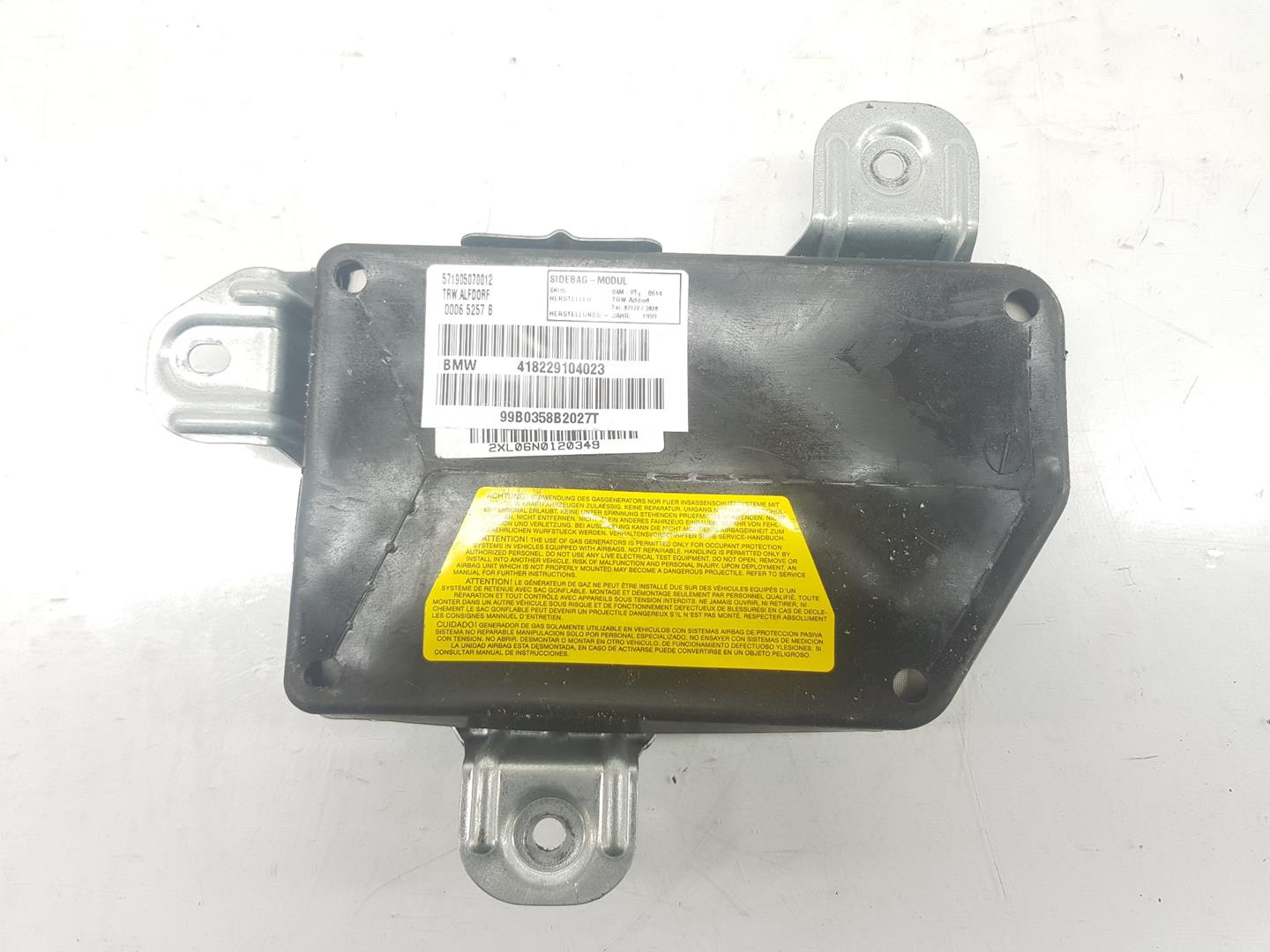 MERCEDES-BENZ 3 Series E46 (1997-2006) Rear Right Door Airbag SRS 72128229104,72127072626 19932623