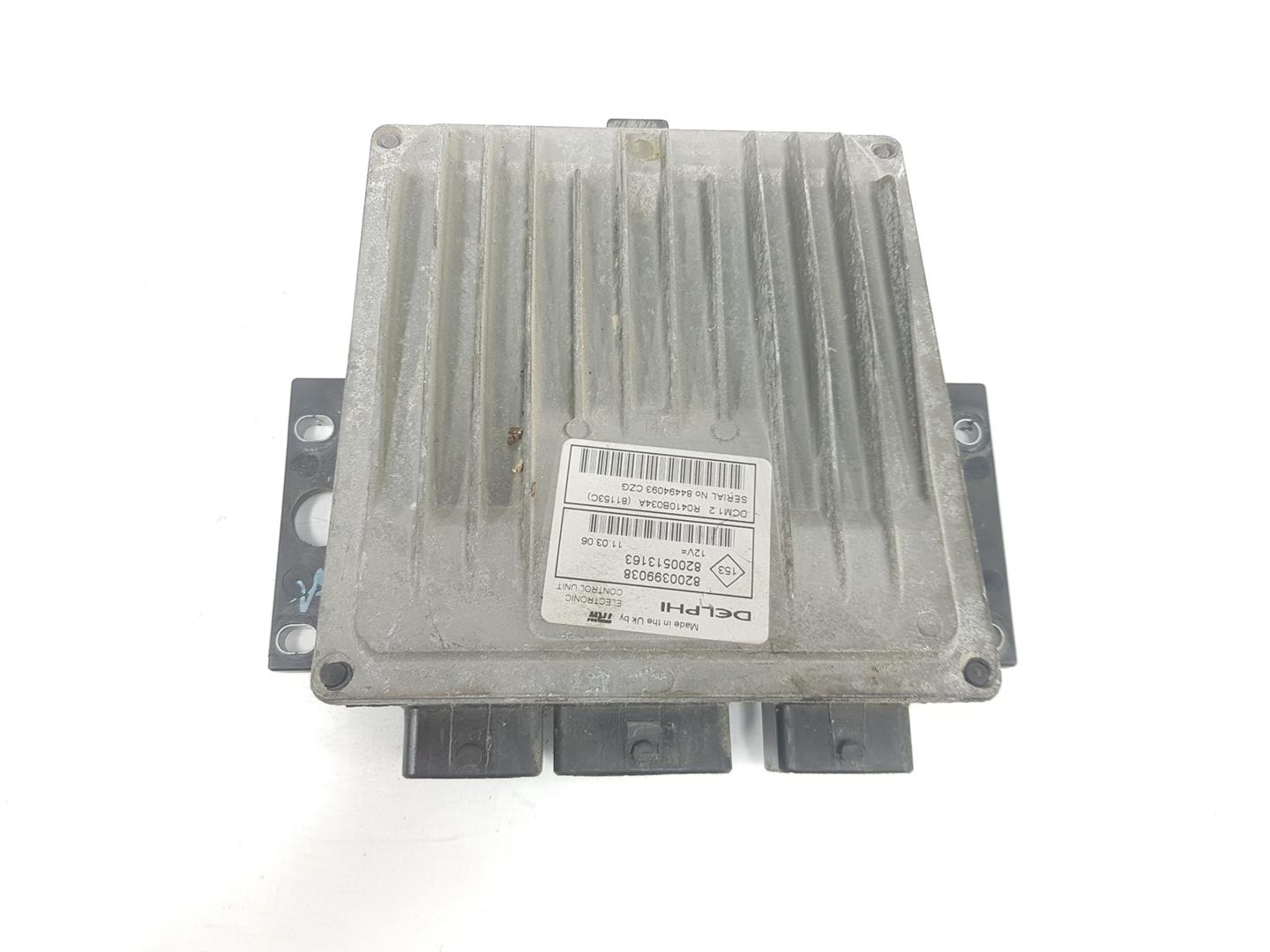 RENAULT Clio 3 generation (2005-2012) Блок керування двигуном ECU 8200399038,8200399038,2222DL 19930148