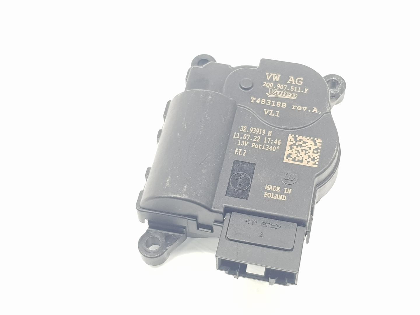 SEAT Alhambra 2 generation (2010-2021) Air Conditioner Air Flow Valve Motor 2Q0907511F, 2Q0907511F 24237642