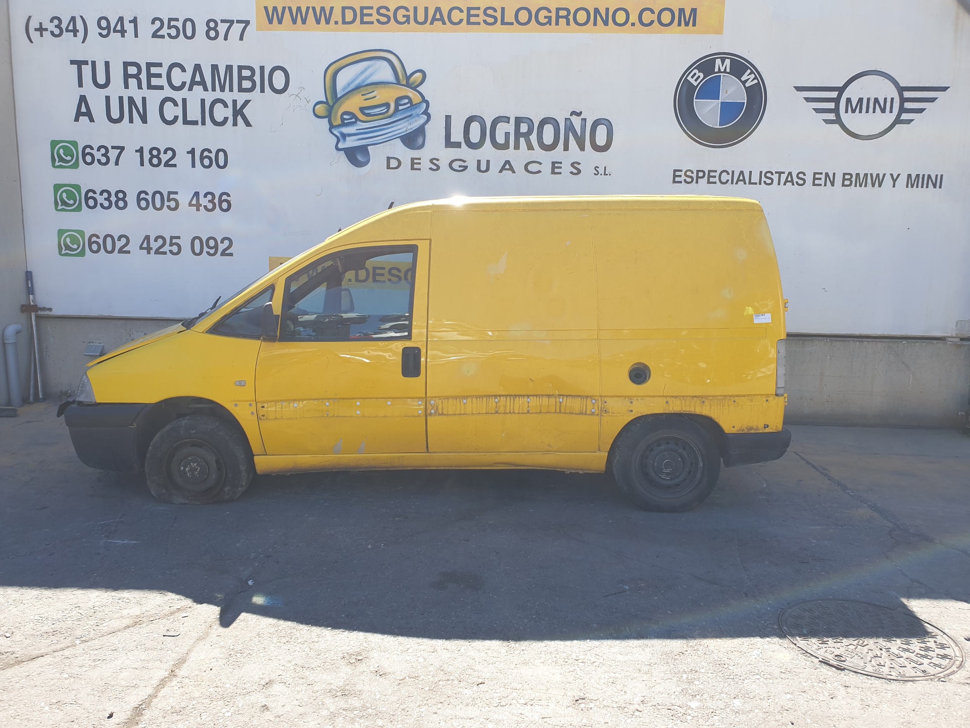 FIAT Scudo 1 generation (1996-2007) Крыло переднее левое 9467000988,9467000988,COLORAMARILLO 24402906