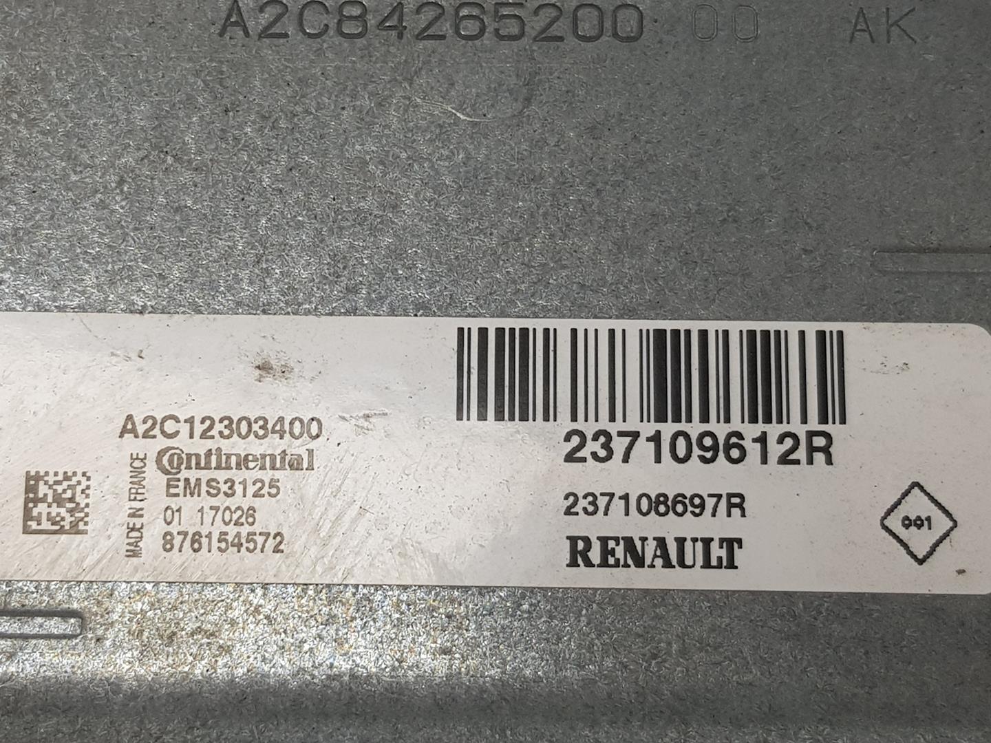 DACIA Logan 1 generation (2004-2012) Блок керування двигуном ECU 237109612R,237109612R 20462163