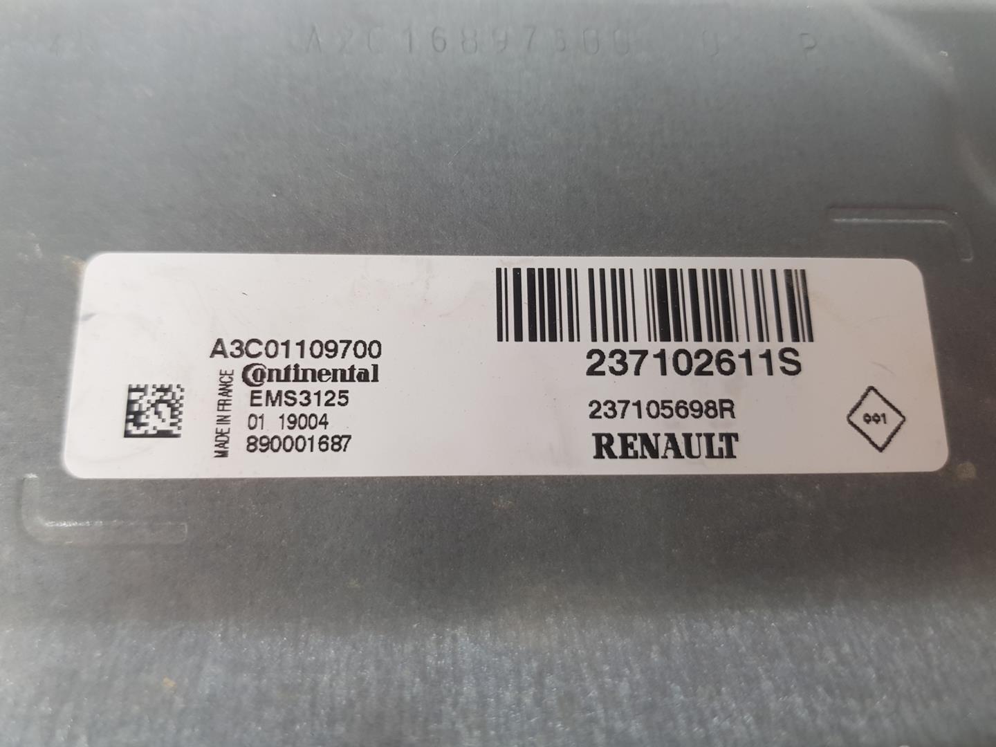 DACIA Lodgy 1 generation (2013-2024) Motorkontrolenhed ECU 237102611S,237105698R 24597905