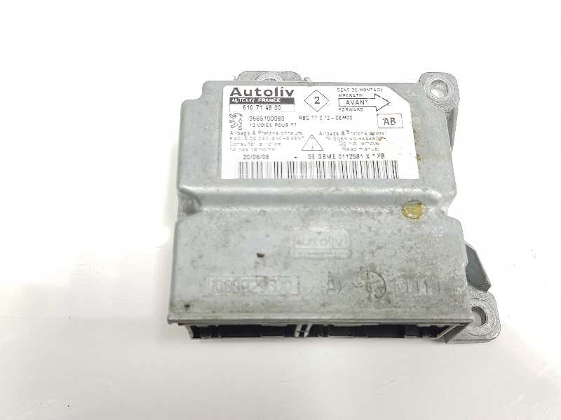 PEUGEOT 308 T7 (2007-2015) SRS Control Unit 9665100080,9665100080,610714900 19744451