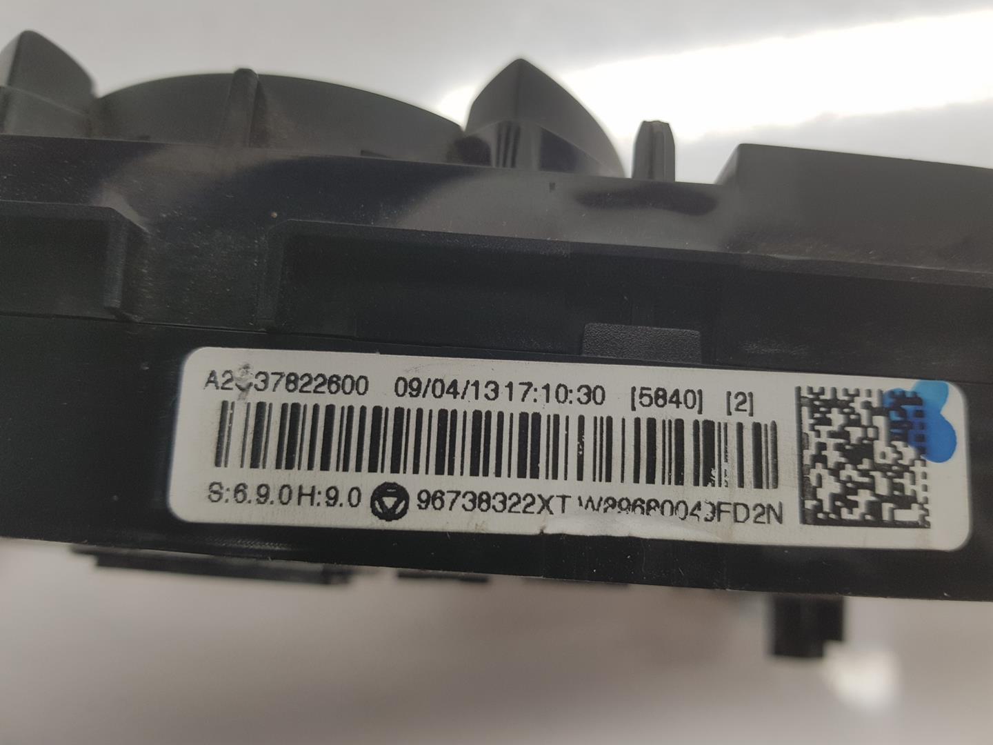 PEUGEOT 3008 1 generation (2010-2016) Climate  Control Unit 6452Y3, 6452Y3 19841750