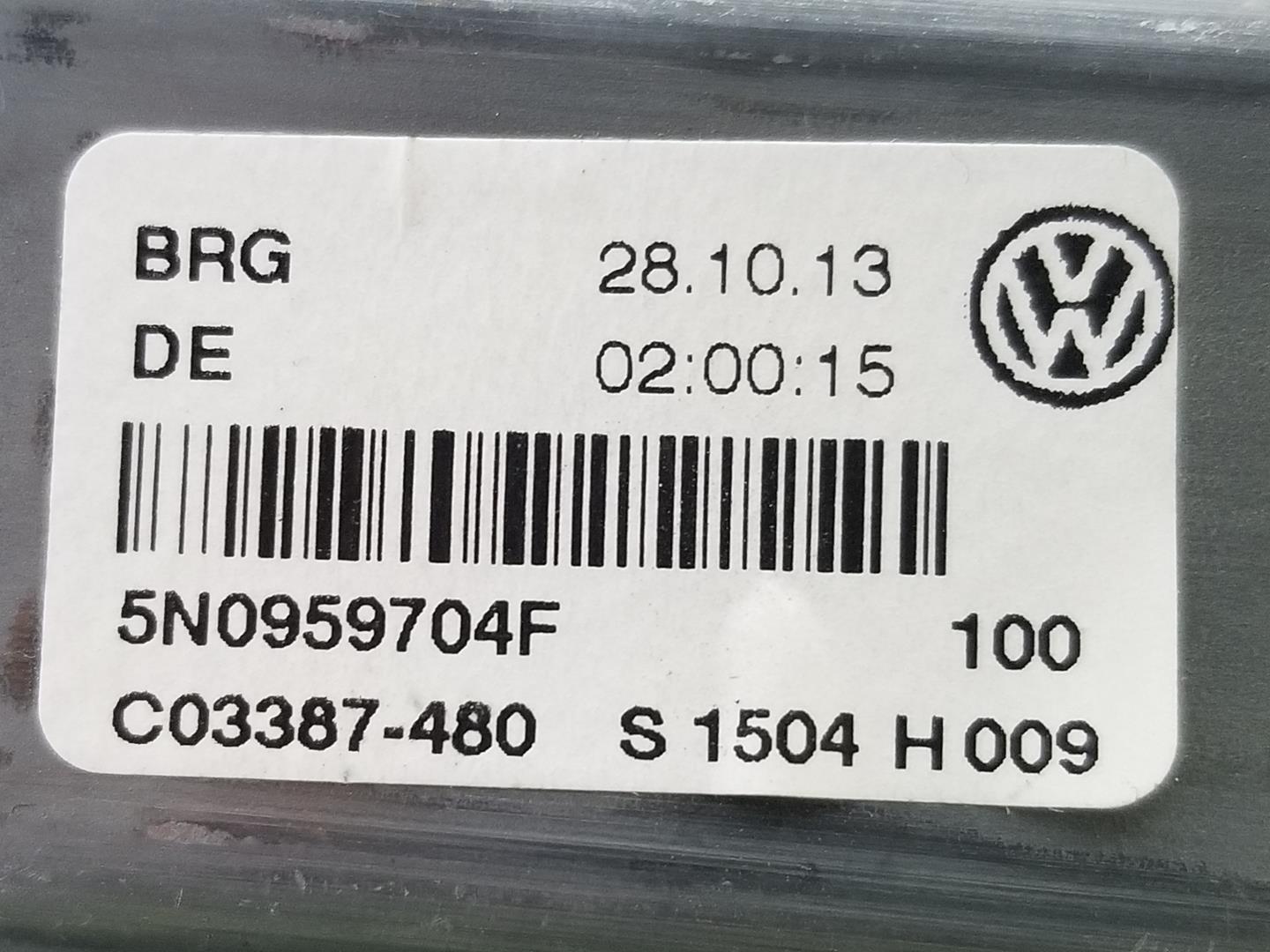 VOLKSWAGEN Tiguan 1 generation (2007-2017) Bagerste højre dør vindueskontrolmotor 5N0959704F,5N0959704F,SOLOMOTOR 19767532