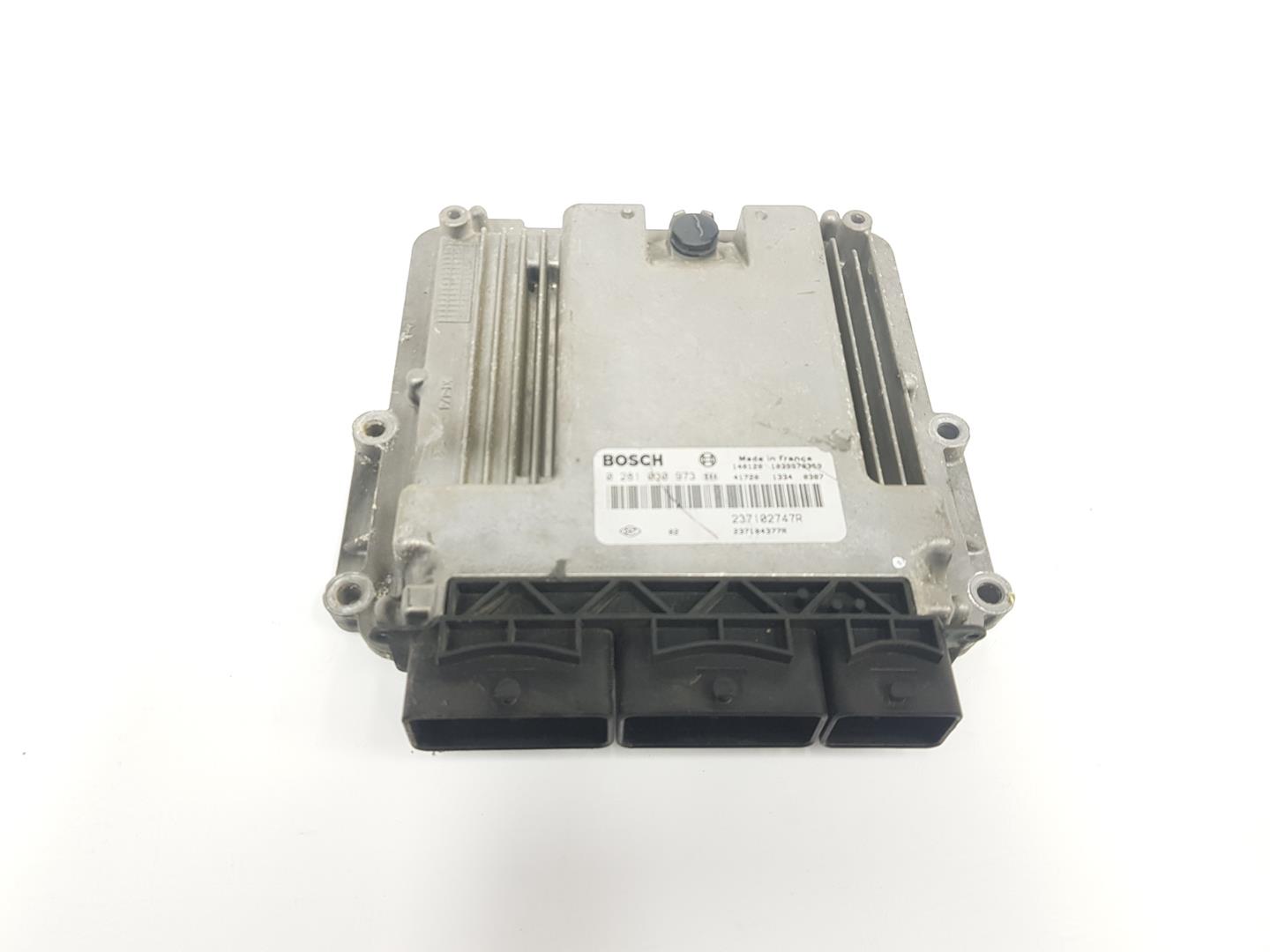 RENAULT Clio 3 generation (2005-2012) Moottorin ohjausyksikkö ECU 237102747R,237102747R 19786031