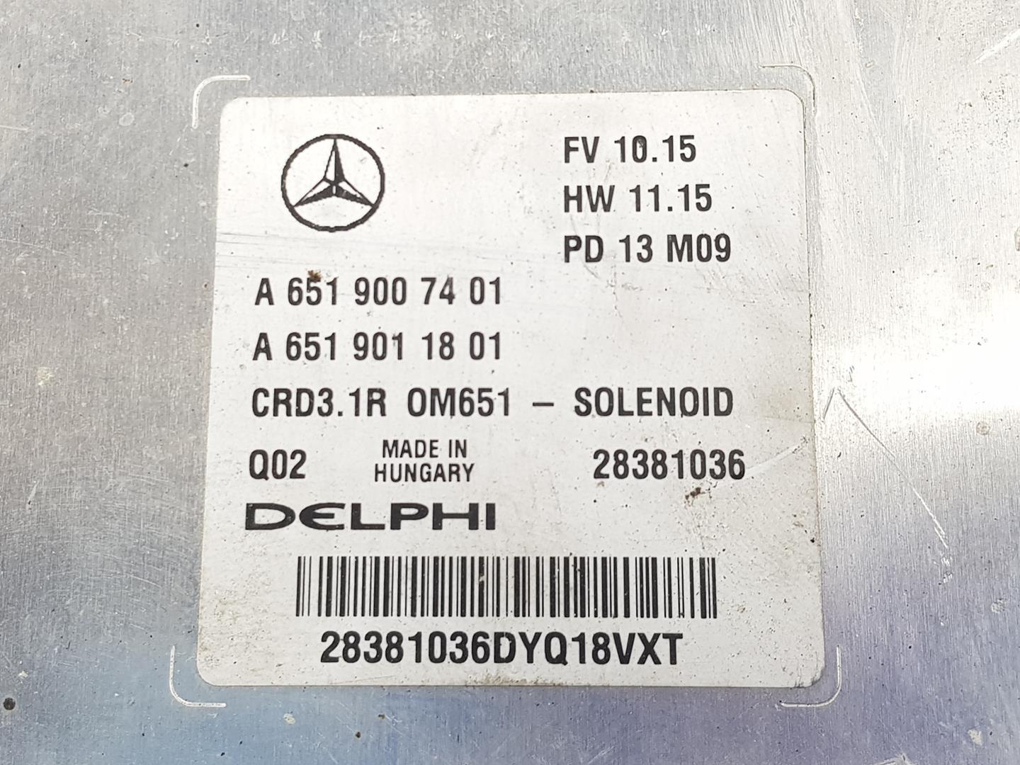 MERCEDES-BENZ GLK-Class X204 (2008-2015) Блок управления двигателем A6519007401,6519007401 19762297