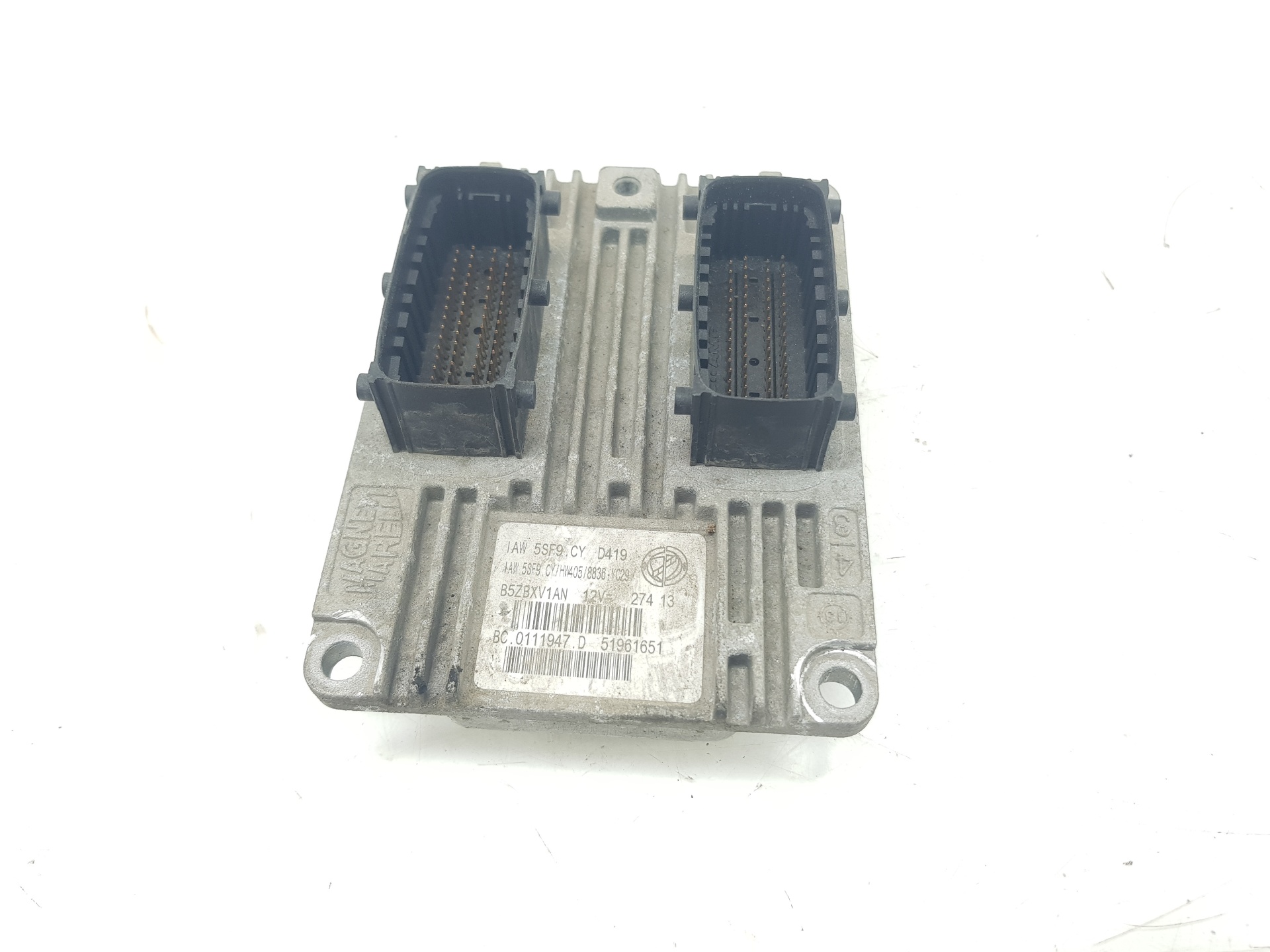 LANCIA Ypsilon II (Type 843)  (2003-2011) Блок керування двигуном ECU 51961651,51961651 27255624