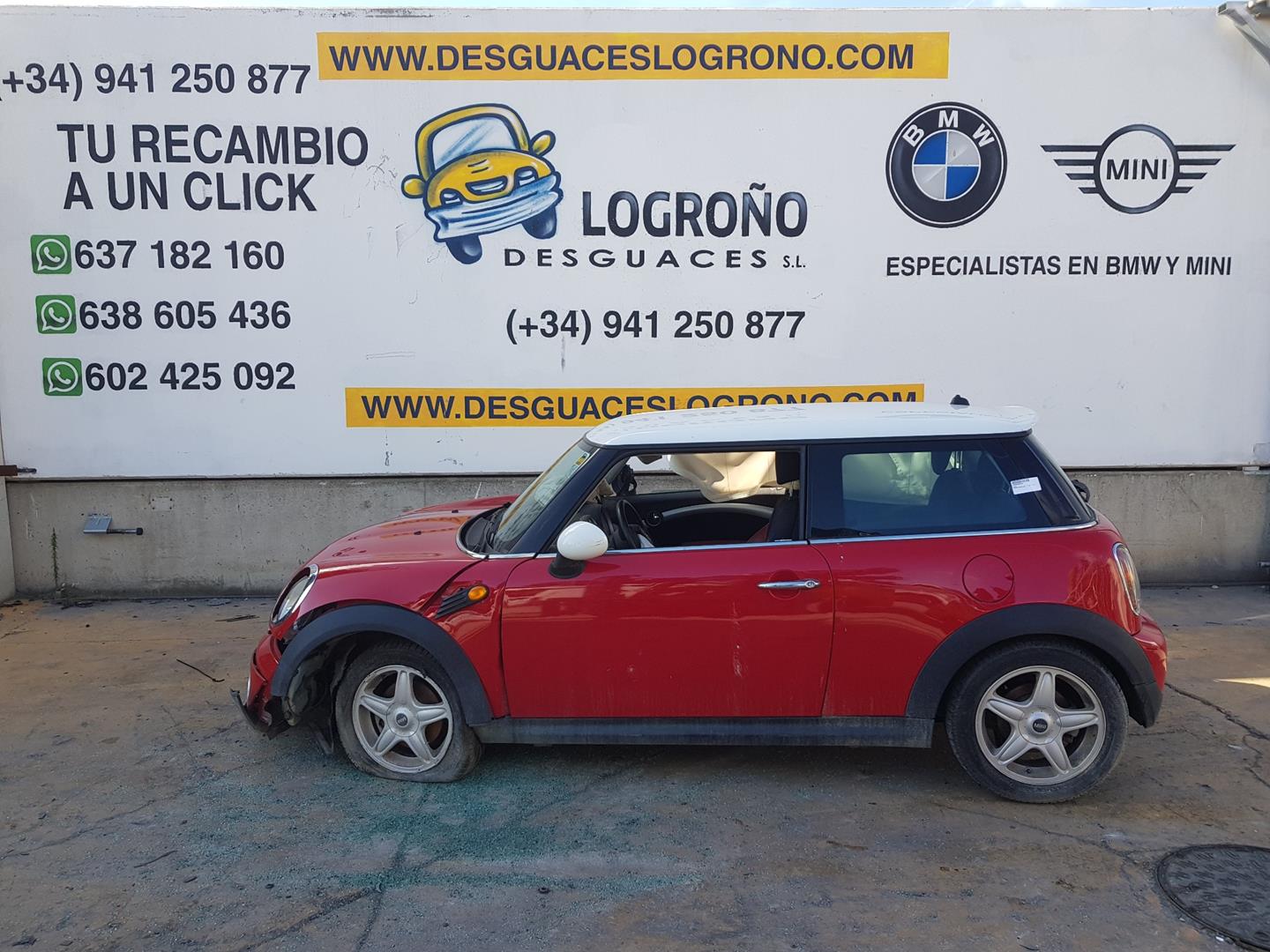 MINI Cooper R56 (2006-2015) Etuoikea konepellin tuki 51237148864, 51237148864 19773554