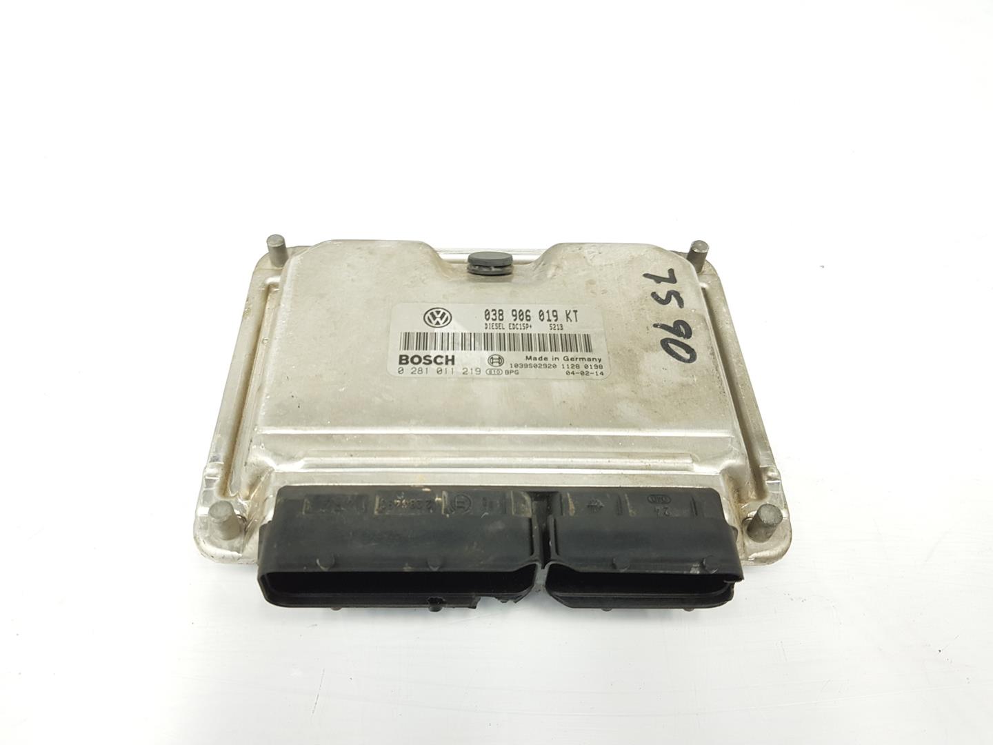 SEAT Fabia 6Y (1999-2007) Engine Control Unit ECU 038906019KT, 038906019KT, 2222DL 19809239