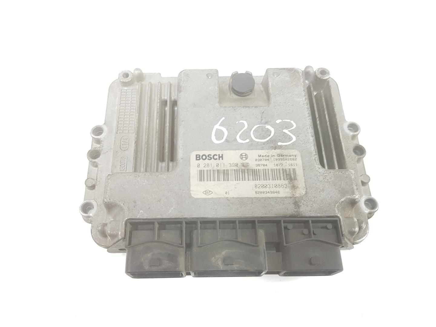 RENAULT Scenic 2 generation (2003-2010) Engine Control Unit ECU 8200310863, 8200310863 20611860