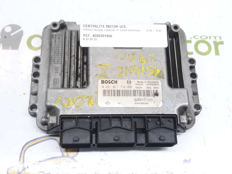 RENAULT Megane 2 generation (2002-2012) Engine Control Unit ECU 8200391966,2222DL 19632304