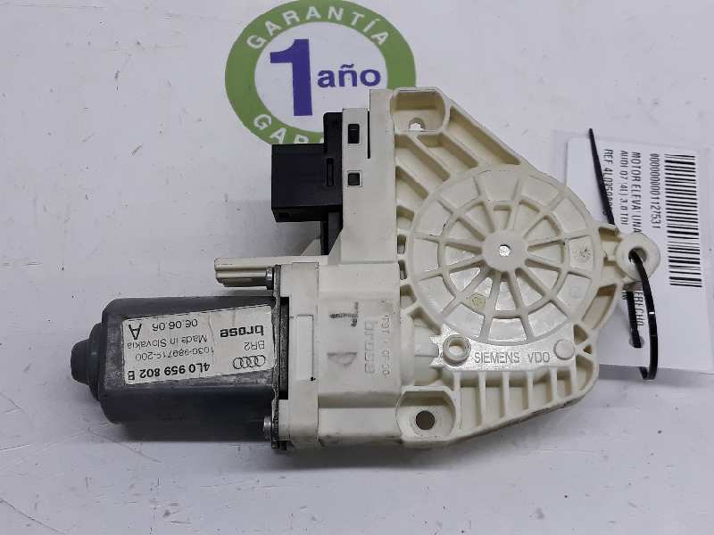 AUDI Q7 4L (2005-2015) Rear Right Door Window Control Motor 4L0959802B, 4L0959802B 19652117