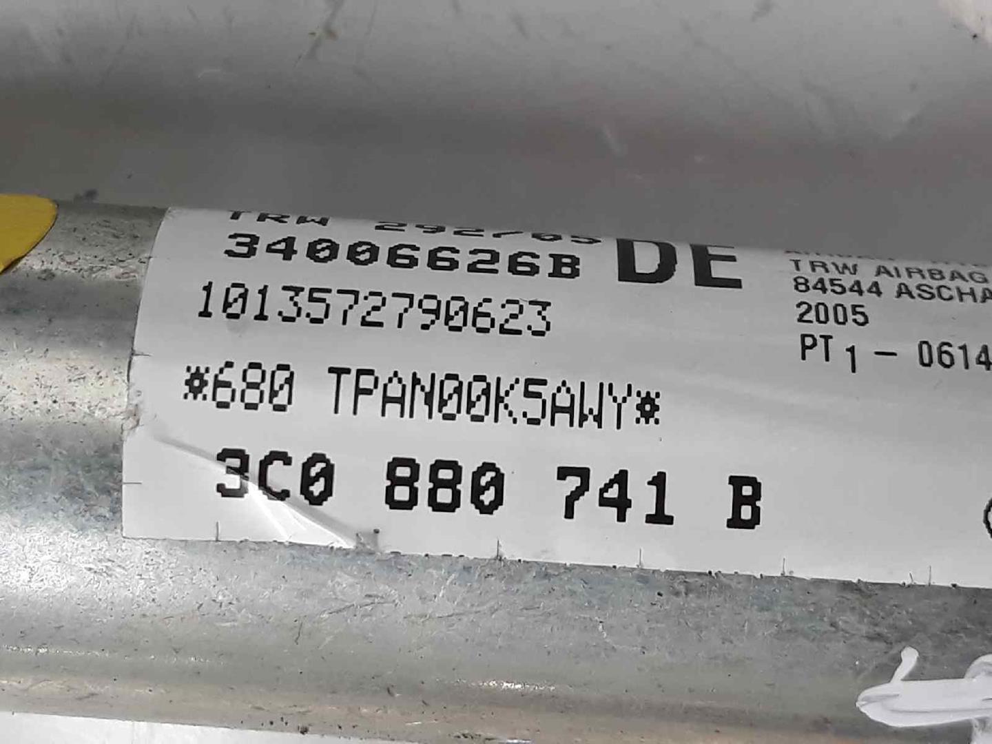 VOLKSWAGEN Passat B6 (2005-2010) Лівий бічний подушка безпеки SRS 3C0880741B,34006626B,3C0880741E 19665265