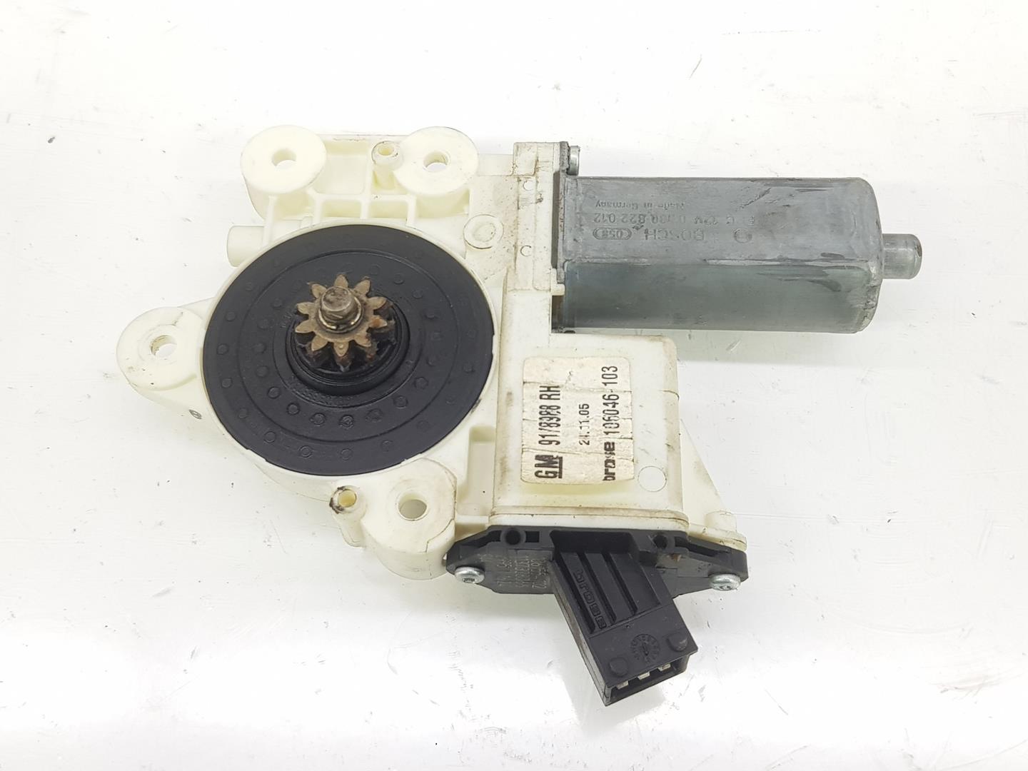 OPEL Vectra C (2002-2005) Främre höger dörr Fönsterkontrollmotor 9178988, 0130822012, SOLAMENTEELMOTOR 19865007