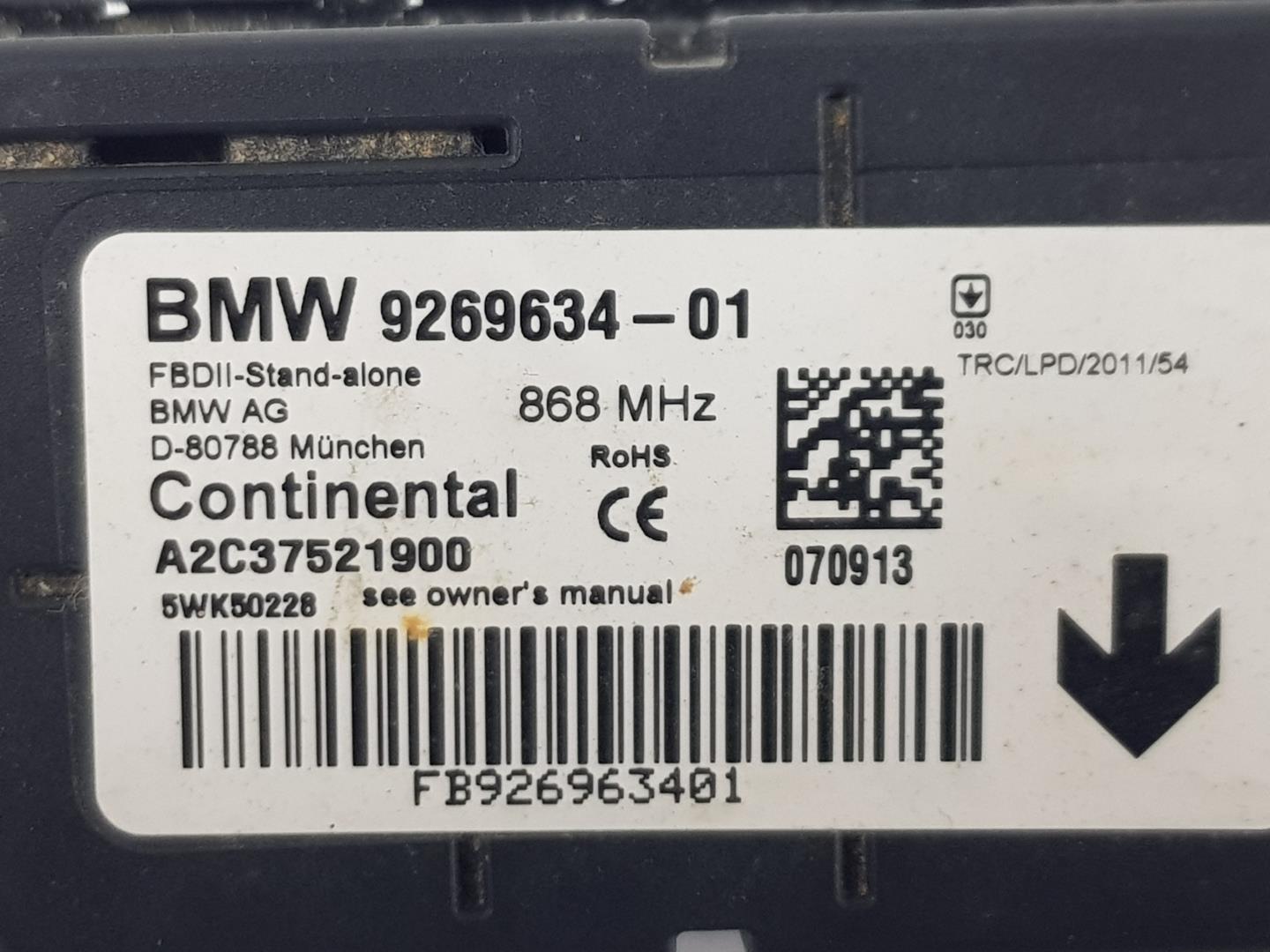 BMW 4 Series F32/F33/F36 (2013-2020) Other Control Units 61319269634, 61316817932 24155894