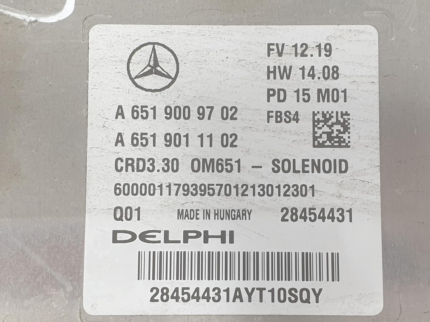 MERCEDES-BENZ CLA-Class C117 (2013-2016) Motorstyrenhet ECU A6519009702, A6519009702 19883438