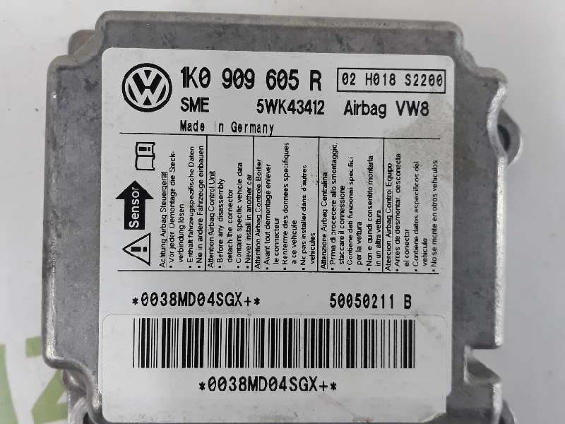 VOLKSWAGEN Golf 5 generation (2003-2009) Блок SRS 1K0909605T,1K0909605R 19606608