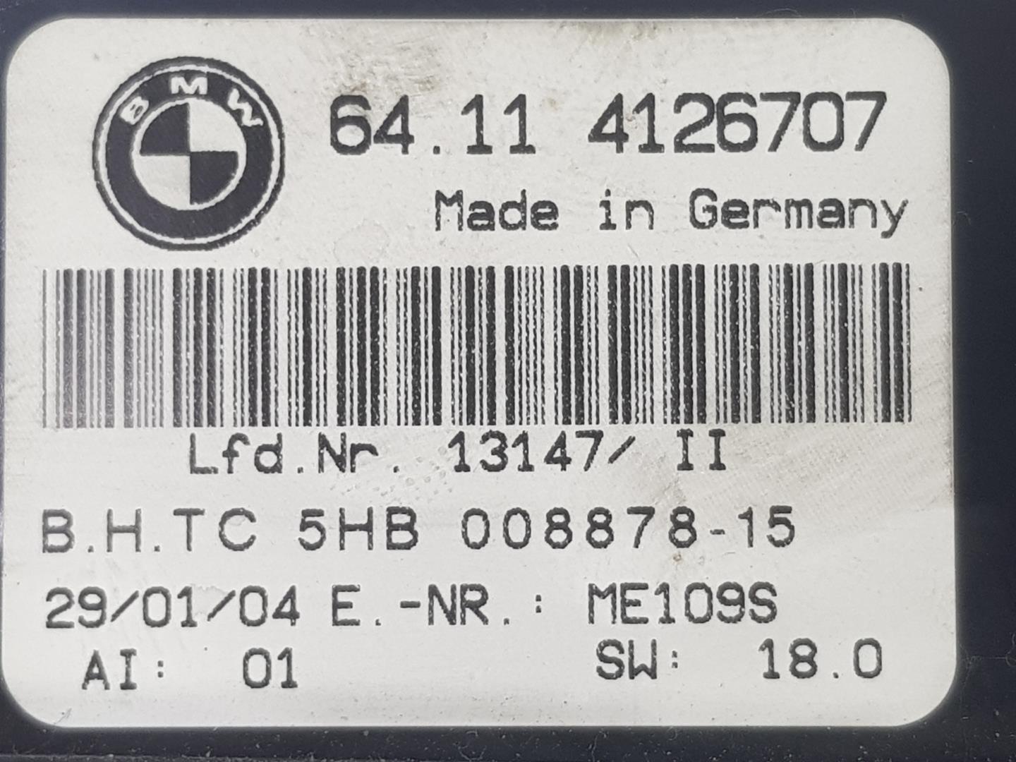 BMW 3 Series E46 (1997-2006) Pегулятор климы 64114126707, 4126707 19894678